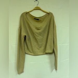 Pre loved nasty gal knit cropped sweater size: s
